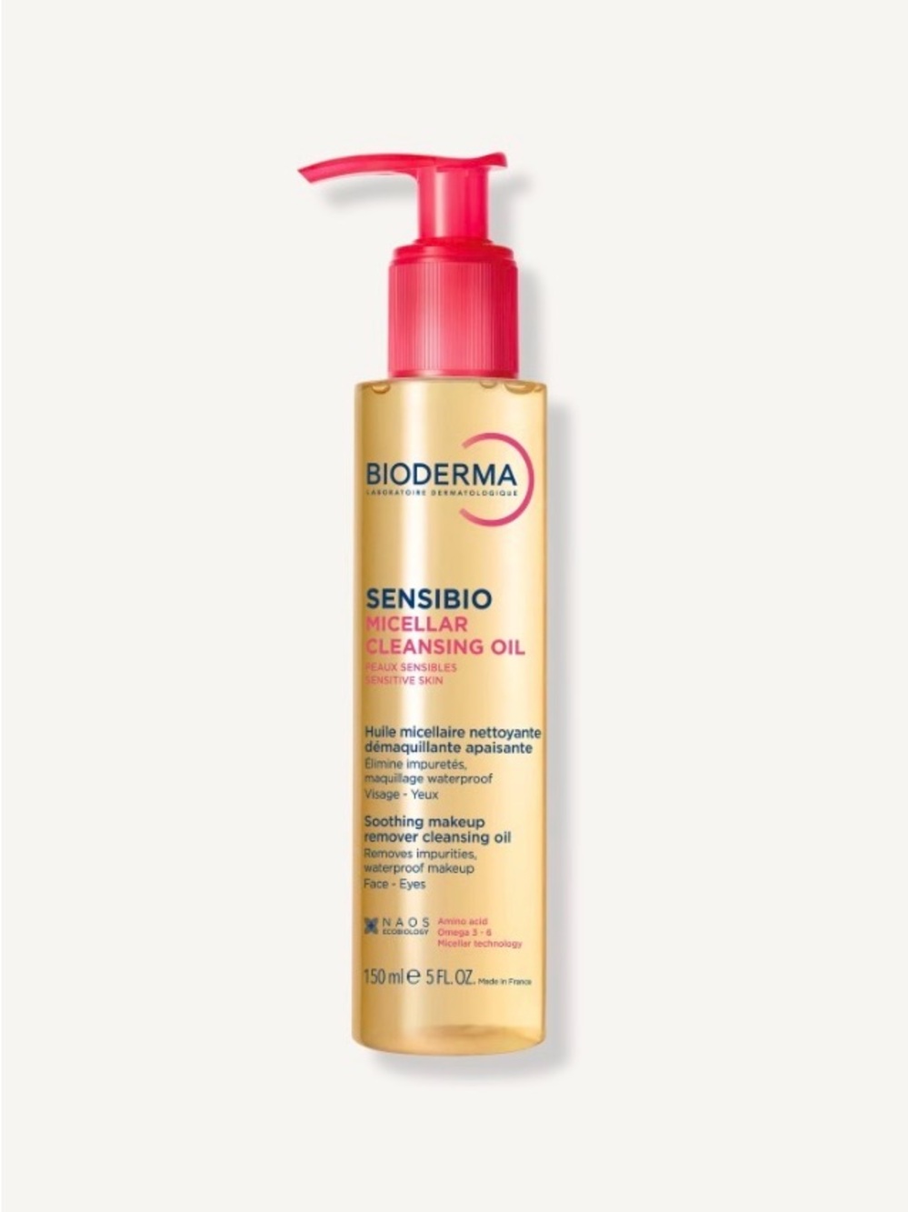 Bioderma Sensibio Micellar Cleansing Oil 5 oz New